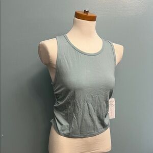 Yogalicious Heavenly Rib Phoebe Crop Tank Top women’s Sz Large